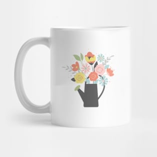 Floral Watering Can | Charcoal Mug